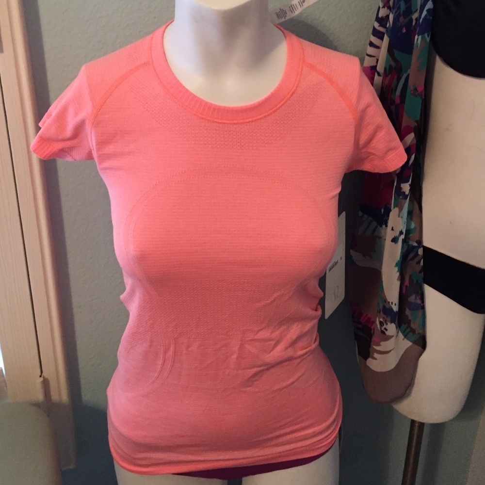 lululemon athletica Pink Short Sleeve Tee
